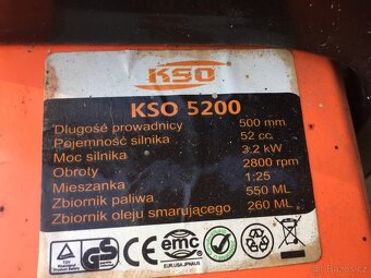 Prodám motorovou pilu KSO 5200 - 4