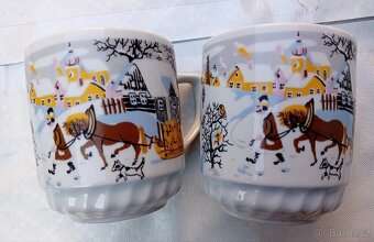 2× Retro sběratelský hrnek MOTIV ZIMA - 4