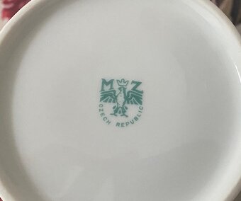 Porcelánová konvice na kávu, čaj: Husy zn.Moritz Zdekauer - 4