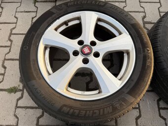 4x al kola 5x108 17 + pneu letní 225/55 R17 - 4