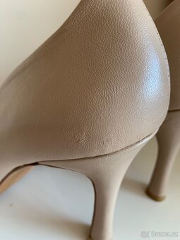 Lodičky v krémové barvě velikost 39 - 4