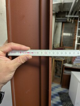Prodám ocelová futra – dvoukřídlá zárubeň 1450/100 - 4