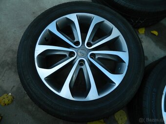 alu kola Nissan qashqai+letní pneu r18 - 4
