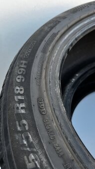 2x - zimní pneu - 215/55 R18 99H - KUHMO - 7mm - 4