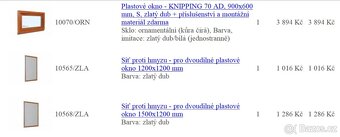 Okna, dveře, sítě do oken - 4