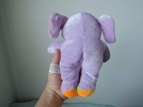 Plyšák fialový sloník - 4