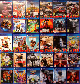 Hry na Playstation PS4+PS5 seznam rozdělen na 2 inzeráty - 4