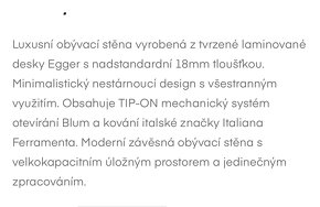 Obývací sestava artena lite Pravé provedení - 4