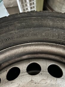 Prodam plechové disky VW vč. letních pneu Nexen 205/65R16 - 4