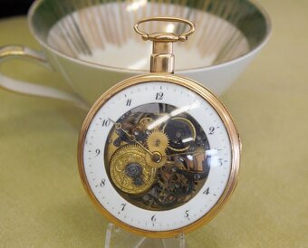 Kapesní hodinky BREGUET ET FILS z 18karátového zlata - 4