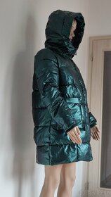 Nová metalicky zelená bunda L/XL - 4