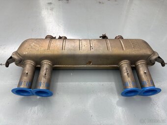 Titanový muffler M3CS G80, poškrabaný zespod - 4