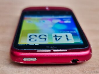 HTC Wildfire A3333 + kožené pouzdro HTC - 4