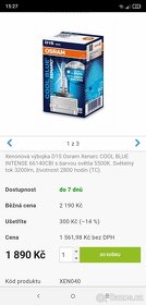 Prodám 1 ks orig. D1S Osram Cool Blue Intense Xenarc - 4