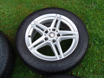 4X ZIMNÍ HLINÍKOVÁ KOLA ŠKODA OCTAVIA III,II 205/55 R16 - 4