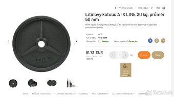 Kotouče litina ATX - 4