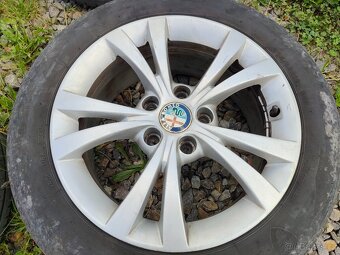 Alfa Romeo 205/55/16, 5x110 originál ALU kola - letní pneu - 4