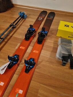 Novy skialp set Volkl Rise 84 orange + viazko + pasy - 4