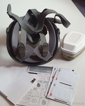 3M 6800 celoobličejová maska (NOVÁ-NEPOUŽITÁ) - 4