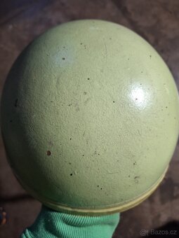 Retro přilba helma kokos+ brýle - 4