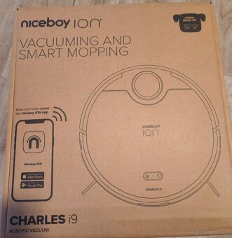 Robotický vysavač Niceboy Charles i9 white - 4