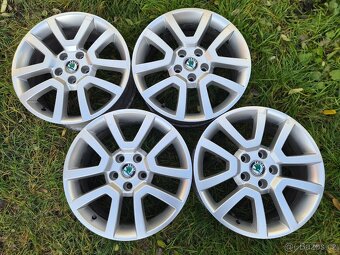 Sada originálních Alu disků Škoda Yeti - SPITZBERG - 7x17" - 4