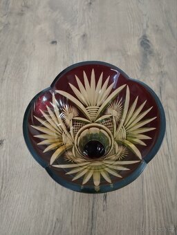 Broušená starožitná váza - 4