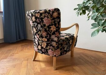 Retro křeslo Halabala H-237 po pečlivé renovaci - 4