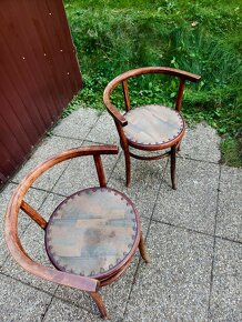 Starožitné židle/křesla Fischel _cena za kus - 4