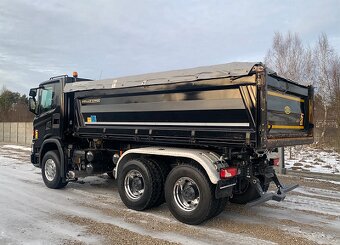 Scania G450 XT - 6x4 - třístranný sklápěč - 4