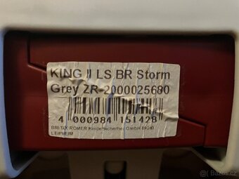 Autosedacka Britax Romer King II LS 9-18kg - 4