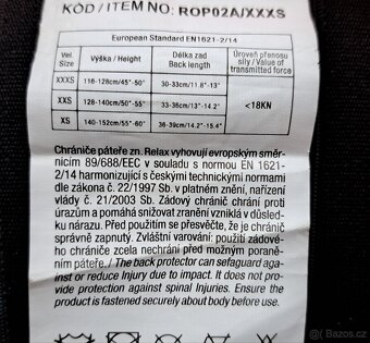 dětský páteřák Relax vel.116-128,pohodlný s balistic.pěnou - 4
