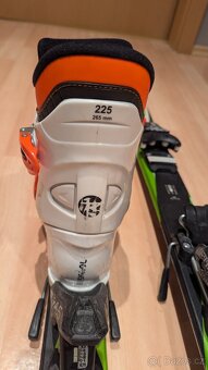 Lyže Elán 110cm, lyžáky 22.5cm - 4