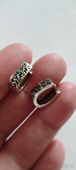 Náušnice stříbrné - 4