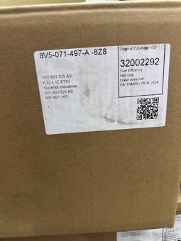 5x112 R17 6,5J ET43 Originál Audi - 4