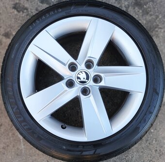 Originál sada disků Škoda Fabia III, Rapid 5x100 R16 Rock - 4