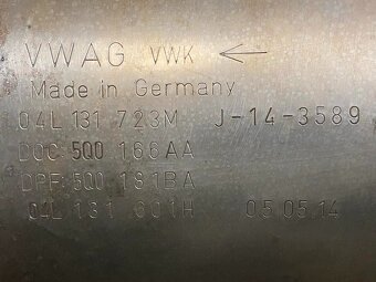 DPF filtr částic 04L131601H Škoda Octavia 3 2015 - 4