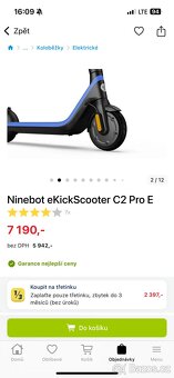 Ninebot eKickScooter C2 pro E Elektrokolobezka - 4