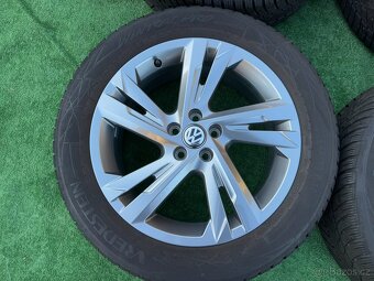 Originál alu kola VW T-Cross 5x100 R17 zima zánovn - 4
