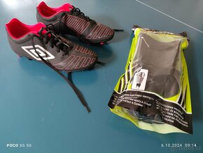 Dětské kopačky UX ACCURO CLUB JNR HG 42,5 + chrániče - 4