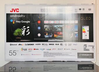 JVC 55” QLED Android TV – Skoro nový, jen 8000 Kč - 4