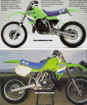 Kawasaki KX 250 1987 - spojlery nádrže - 4