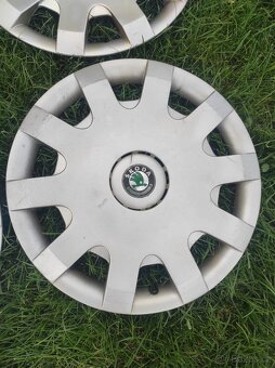 Sada 4 kusů poklic Škoda (15") - 4