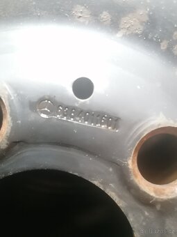 Prodám 4ks plech disk 5×112 + zimní pneu Mercedes Vito - 4