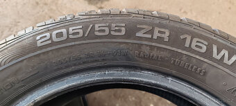 2 letní pneumatiky UNIROYAL 205/55ZR16 91W 7,00mm - 4