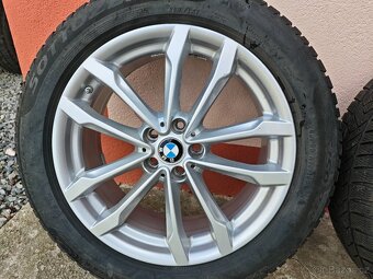 Originál alu kola r19 BMW X5, zimní pneu 255/50 R19 - 4