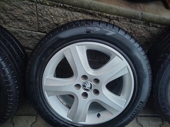 ALU disky originál Škoda 5x100 r15 - 4