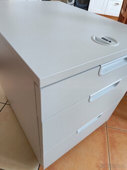 2x kontejner zásuvkový bílý Ikea Galant - 4