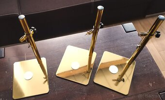 zlatý stojan na saxofon -výškově nastavitelný - 4