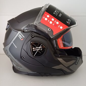 Silniční překlápěcí přilba LS2 Advant METRYK X - 4